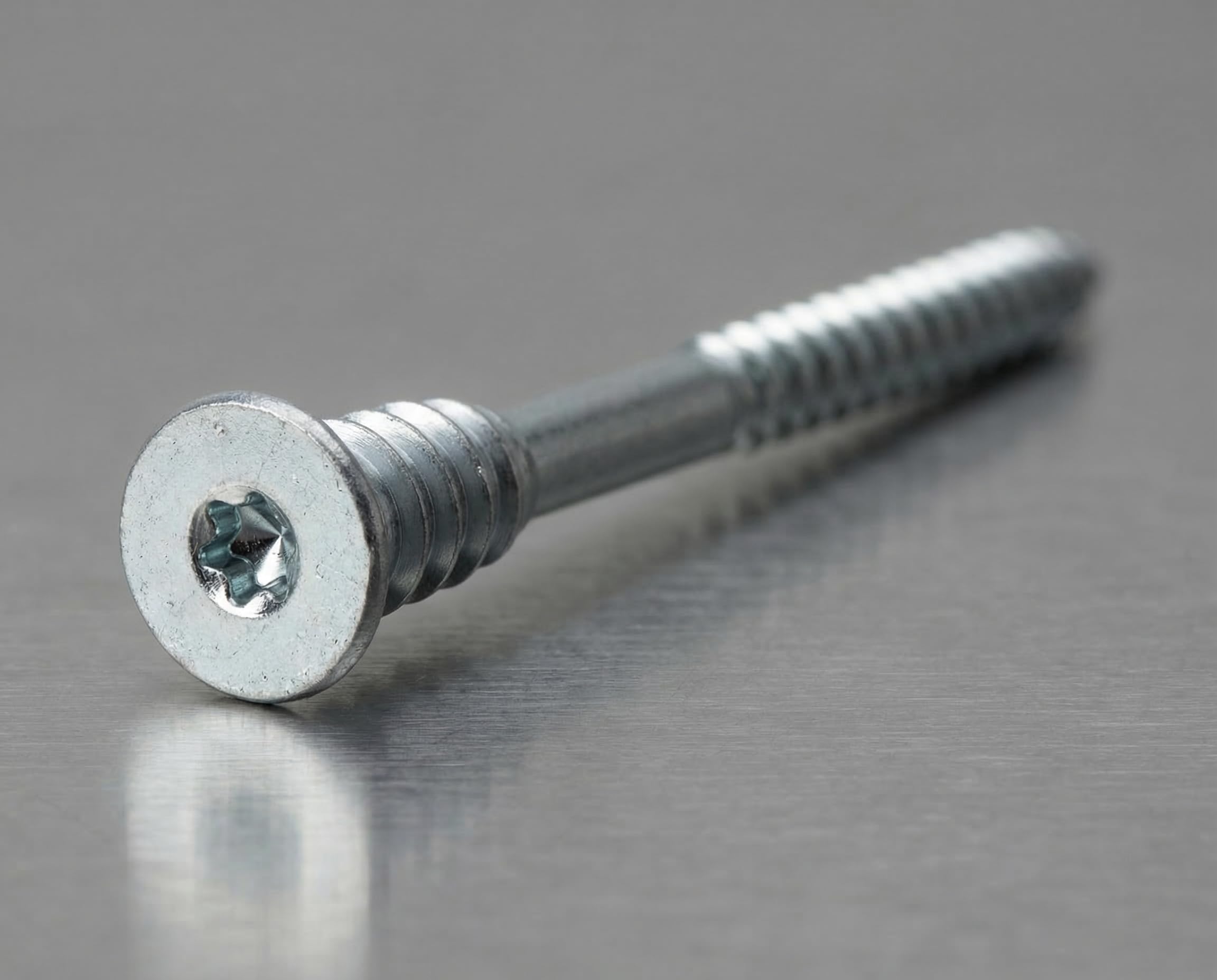 Justierschrauben 6 x 100 mm, 100 Stück, Stahl verzinkt, Senkkopf TX30, zum Ausrichten von Holzlatten und Unterkonstruktionen auf Beton und Mauerwerk
