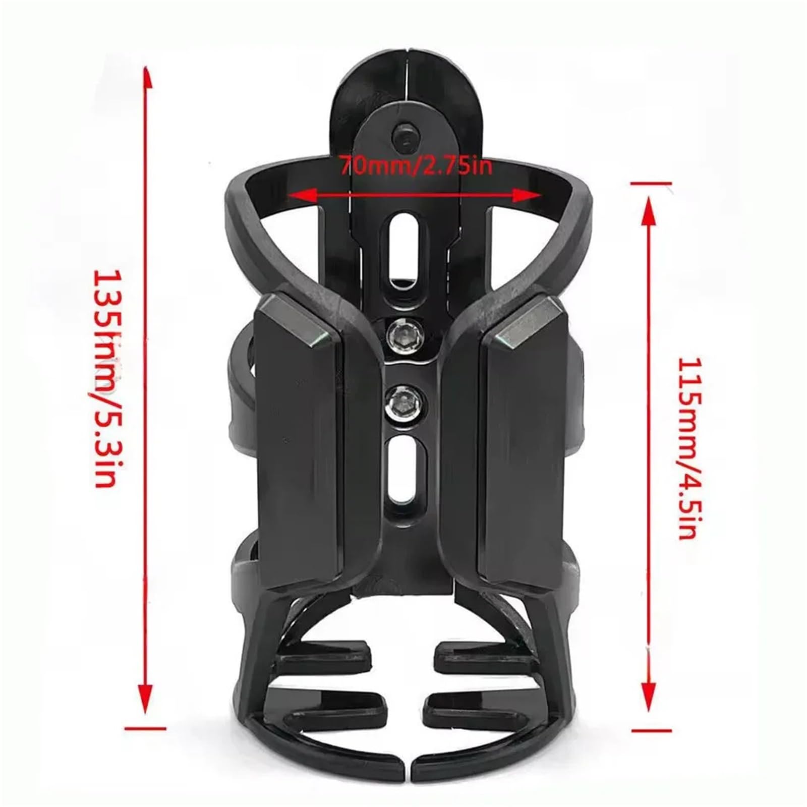 Uchwyt na kubek Pasuje do VOGE Valico DS900X DS525X DS625X DSX625 DSX 900 525 300 Rally AC Uchwyt na bidon motocyklowy Cage Cup Mount(Red)