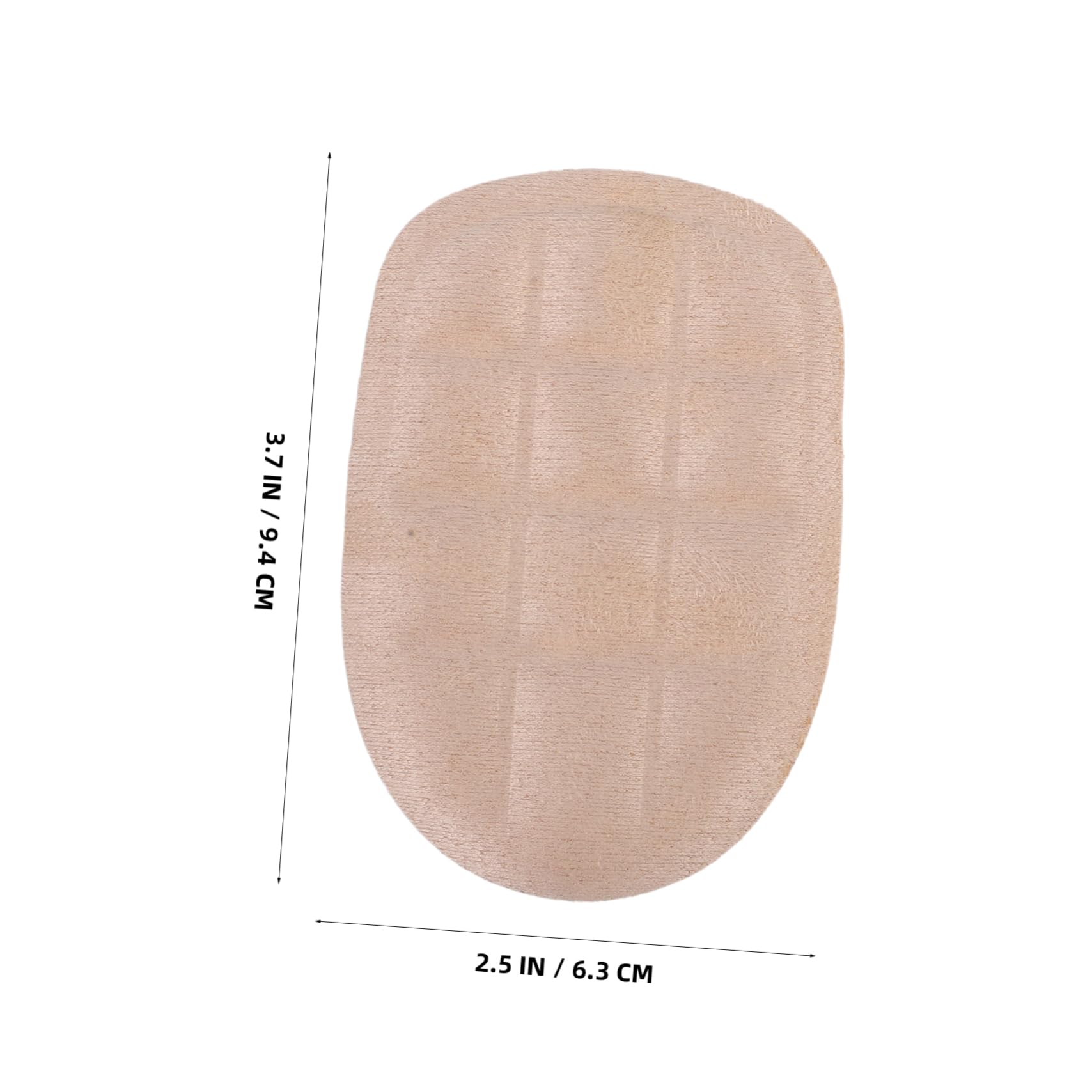 BESTYASH 5 Sätze Massage-einlegesohle Unterstützung Polsterung Ferseneinsätze Schuhe Atmungsaktiv Fersenpolster Für Turnschuhe Fersenkissen Absatzschützer Für Schuhe Gel Beige 4 Paare * 5
