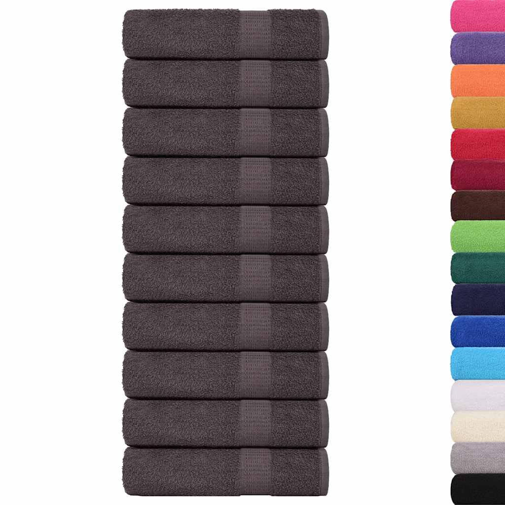 vidaXL Asciugamani da Bagno FROGN 10 pz 100x150 cm 360 g/m² 100% Cotone, Asciugamano da Bagno, Telo da Bagno, Asciugamano per Gli Ospiti
