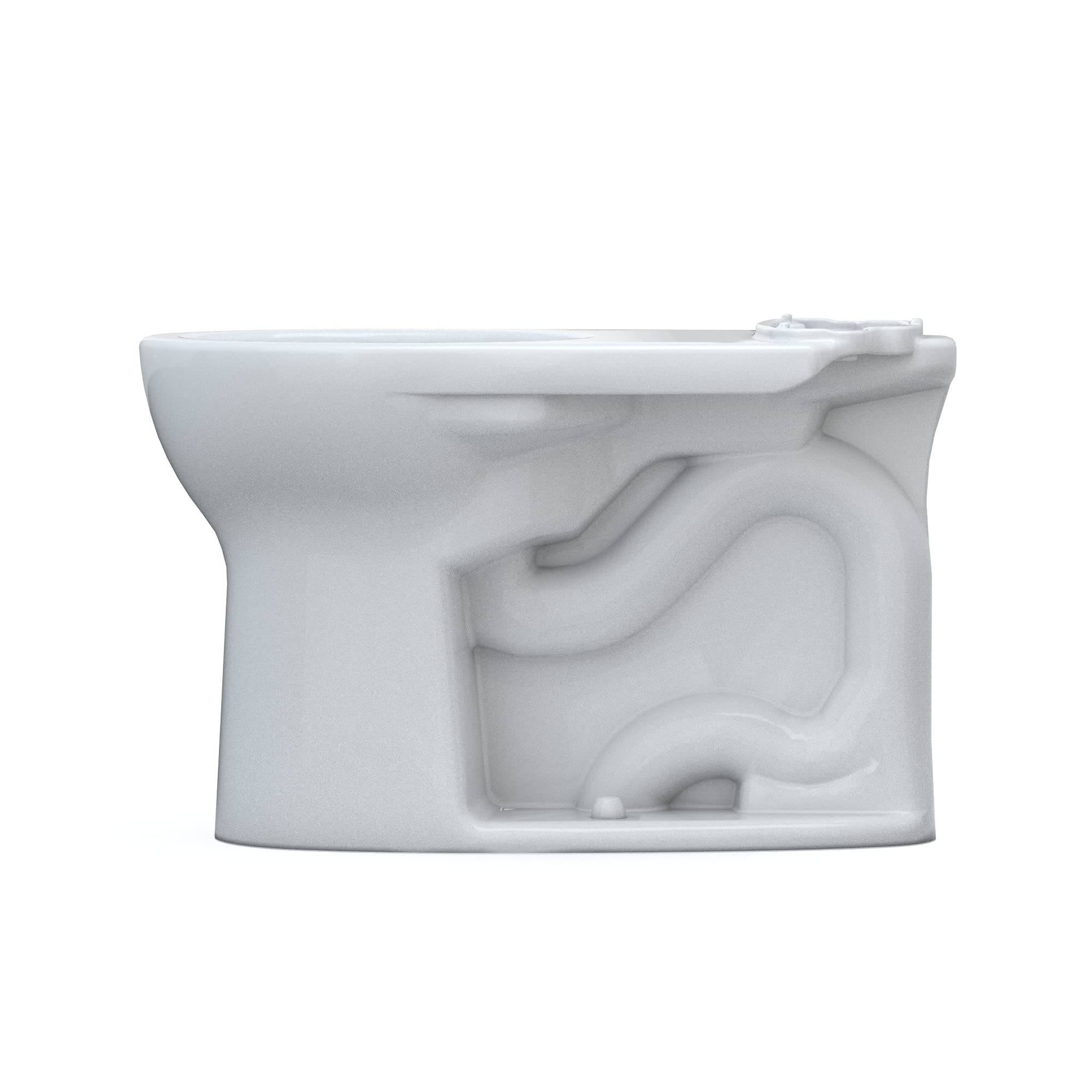 TOTO Drake Round TORNADO FLUSH Toilet Bowl with CEFIONTECT, Cotton