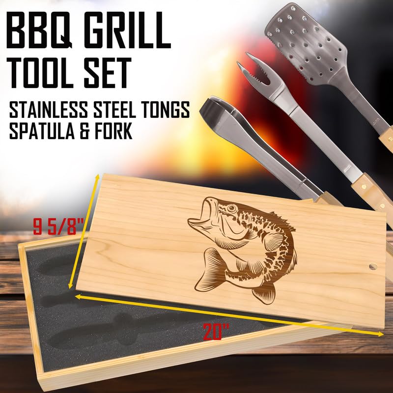Set Parrillero Acero Inoxidable con Caja Diseñada miniatura 3