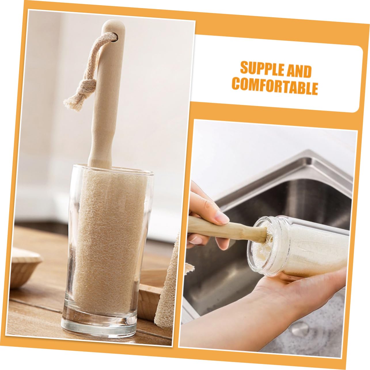 Ciieeo Lot De 5 Brosses À Bouteille Réutilisables Brosses À Vaisselle À Tasse Avec Matériau Doux Pour Un Nettoyage Facile De 3 Pièces X 5
