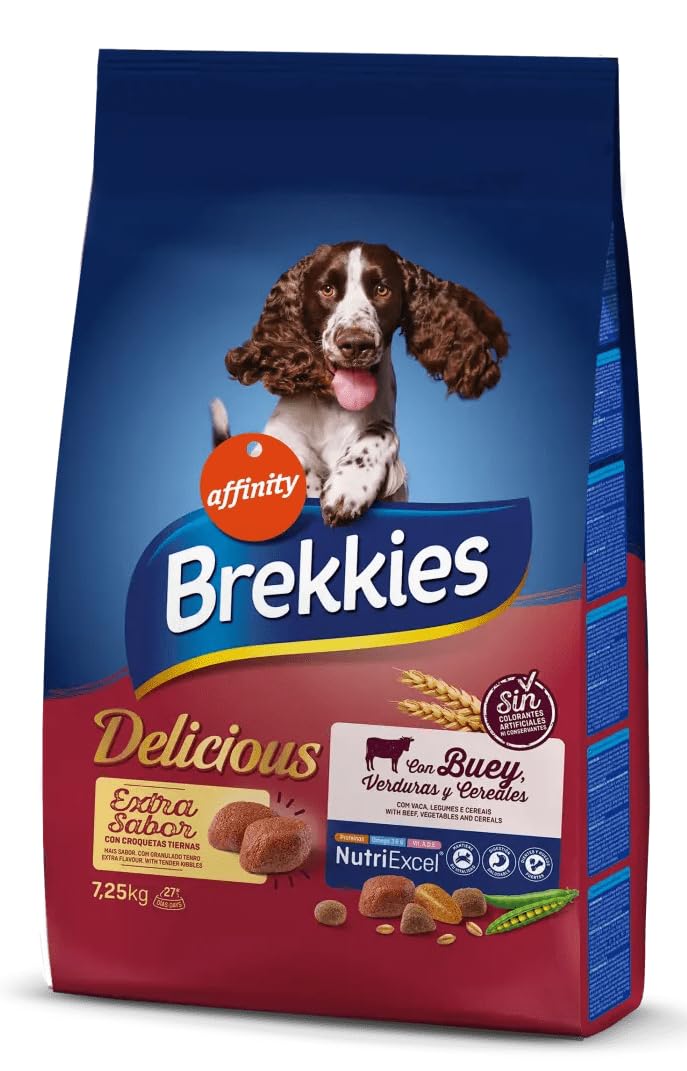 Brekkies Dog Croquetas Tiernas para Perros, 3kg