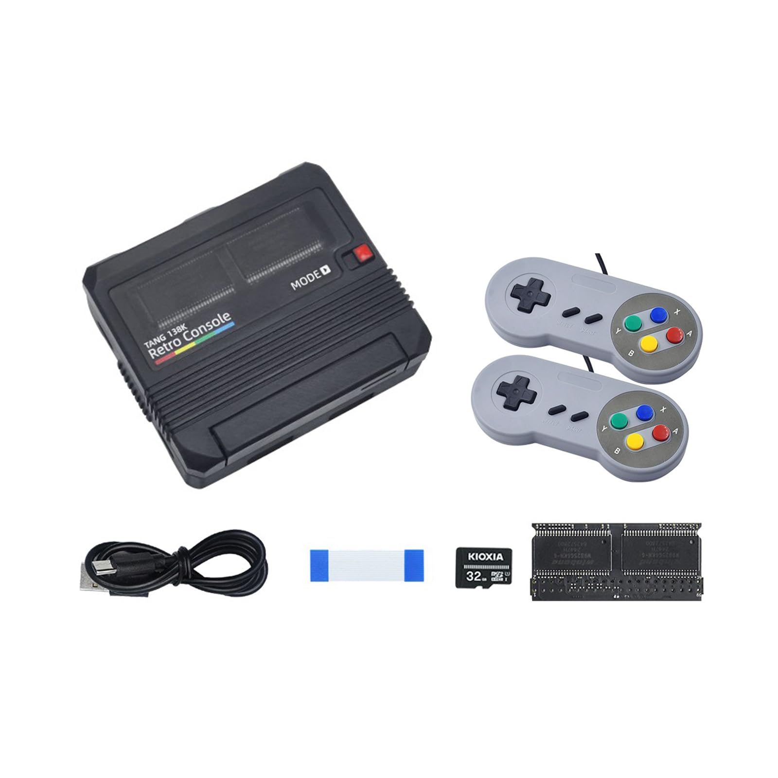 Sipeed Tang Console FPGA Retro Game Console - Tang Mega 60K/138K SOM BL616 MCU - USB3.0 HDMI Output - PMOD x2 40Pin x2, Linux Dev Board Developer Kit