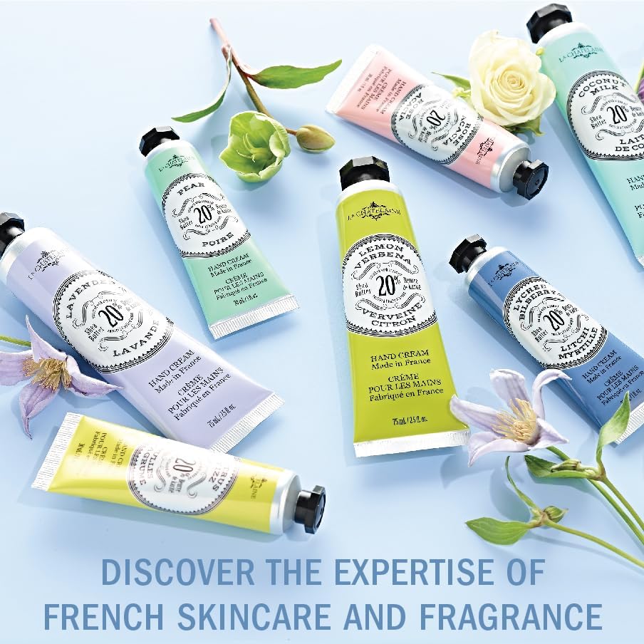 La Chatelaine Shea Butter Hand Cream, Made in France, Natural and Organic Ingredients, 70ml / 2.3 oz, Gift Tin, Oud Rose - Image 5