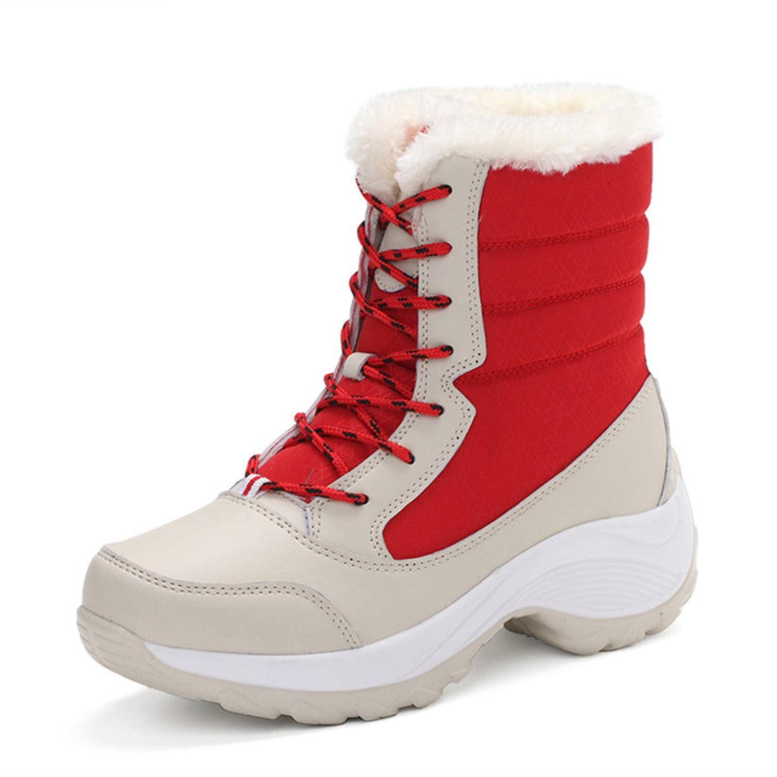 Amazon.com: N\\A Vrouwen Snowboots Vrouwen Laarzen Waterdicht Winter  Schoenen Platform Warm Houden Enkel Winter Laarzen Dikke Warme Snowboots  Vrouwen Katoen Laarzen : Everything Else