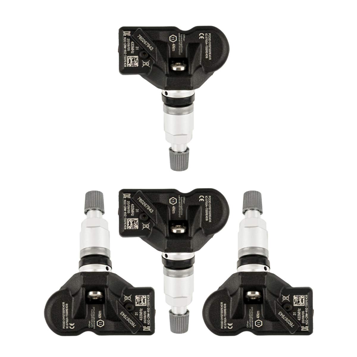 LST 4x Reifendruckor RDKS RDCi TPMS 433 MHz X1 E84 X3 F25 X4 F26 ab 03/2014