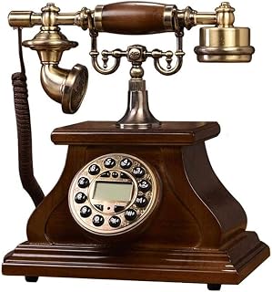 Phone Antique Style Corded Landline Vintage Telephone Retro Vintage Telephone Classic Old Fashion European Antique Retro Resin Telephone Vintage Wired Corded Telephone Landline Desk Rotary Dial Home