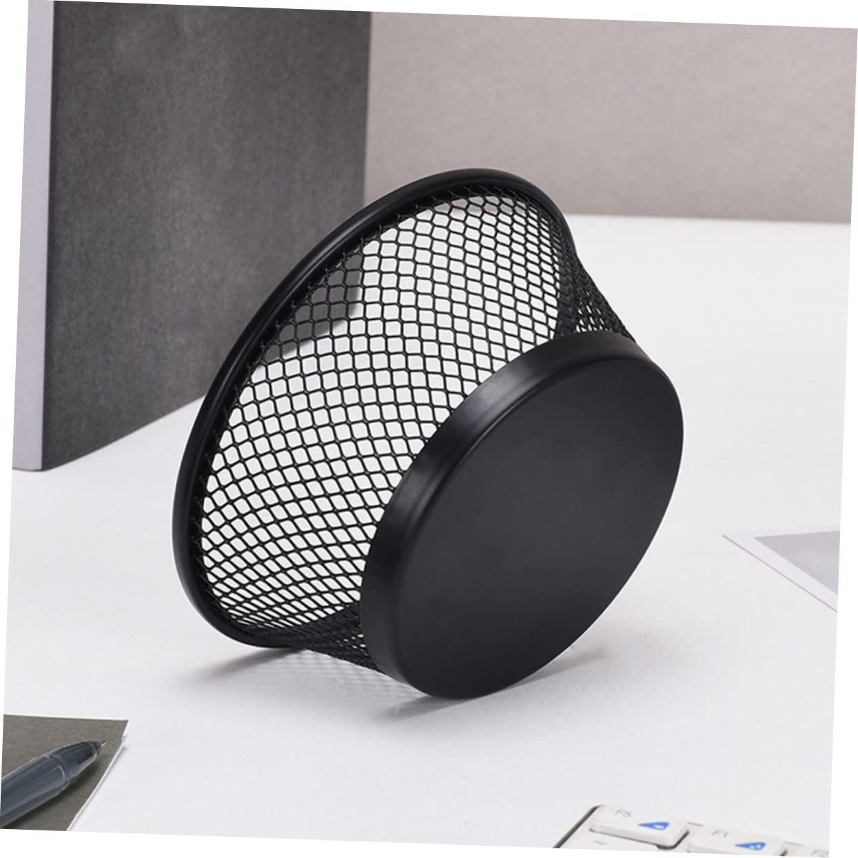 Alipis 8 Pz Secchio Portaoggetti Per Graffette Porta Rete Da Scrivania Accessori Da Scrivania Carrello Della Cancelleria Contenitori Magnetico Ufficio Scatola Di Cancelleria Ferro Battuto