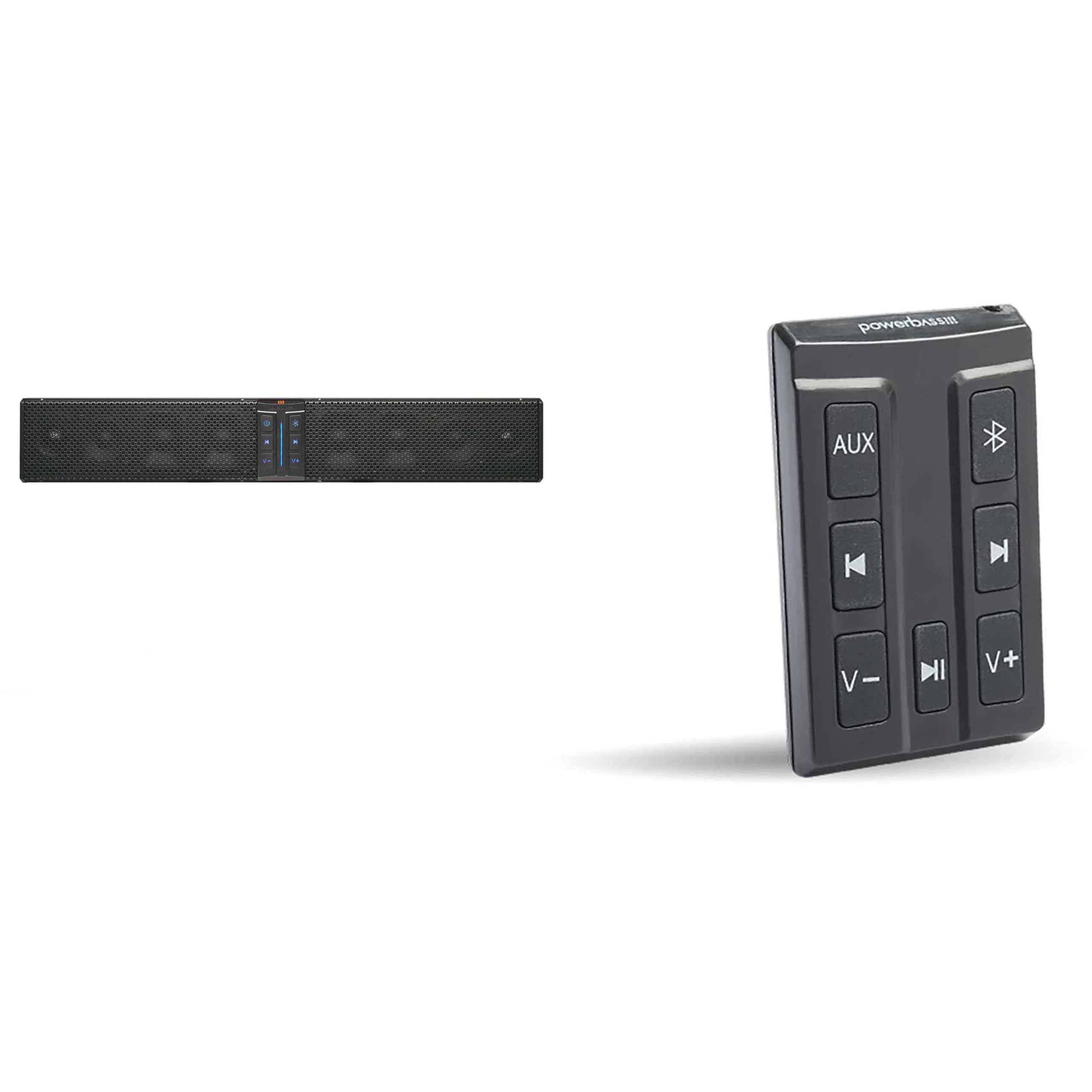 PowerBass XL-850-8 Speaker System Bluetooth Powersports Sound Bar with XL-SBCONRF - XL Soundbar External Wireless Controller
