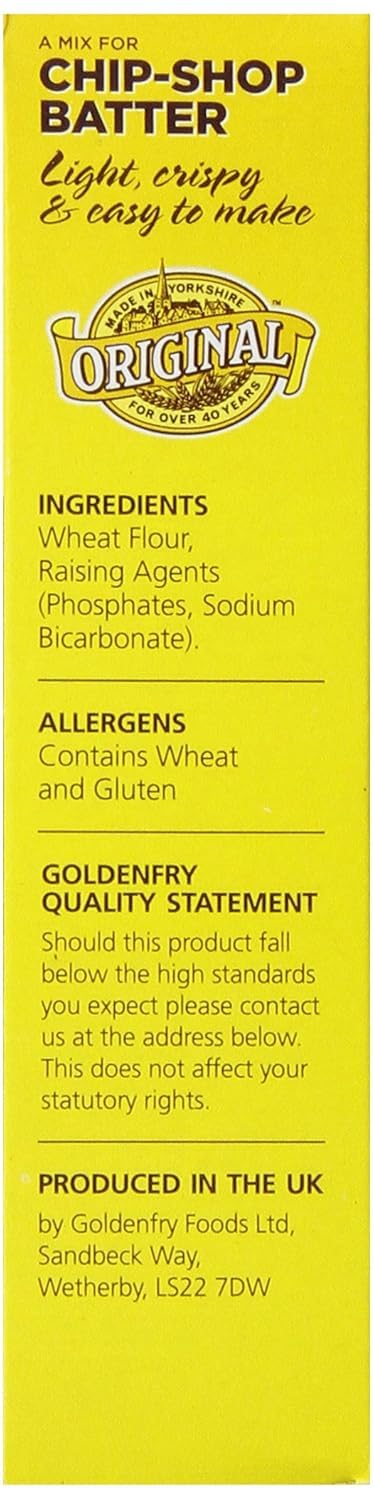 Goldenfry Chip Shop Batter Mix (3 - 170 Gram Packages)