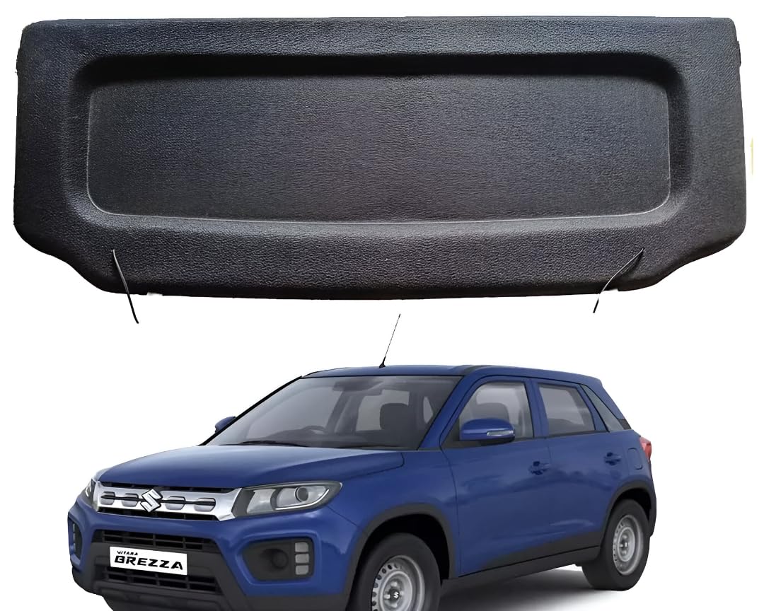 DriveForge Car Parcel Tray/Diggi Luggage Boot Tray Compatible with Maruti Suzuki Brezza 2022 Onwards – Perfect Fitting Rear Luggage Cover Tray – Heavy Duty Durable Injection Molded Plastic (Black)-image-39