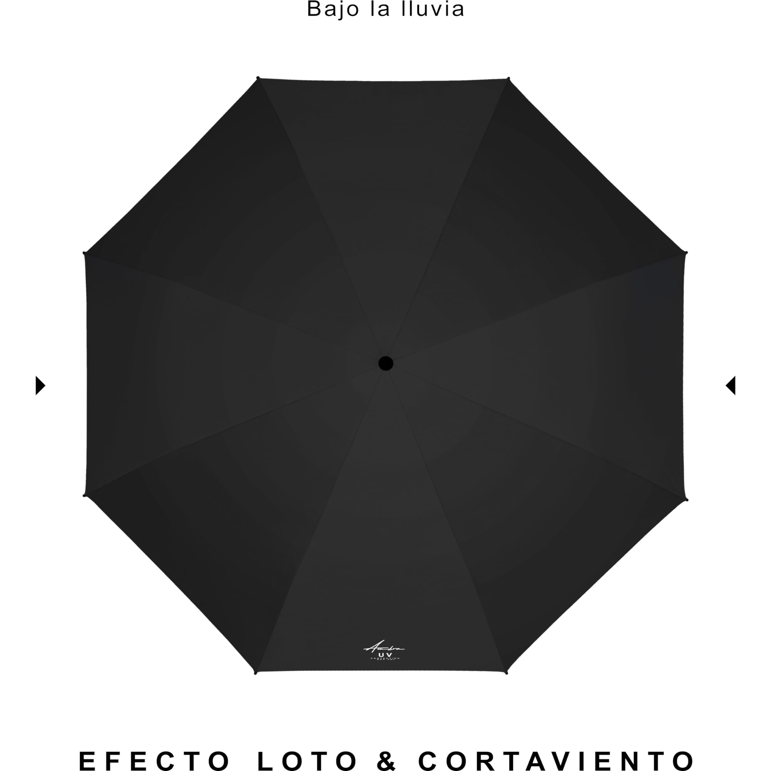 Paraguas plegable y antiviento, umbrella para hombre y mujer