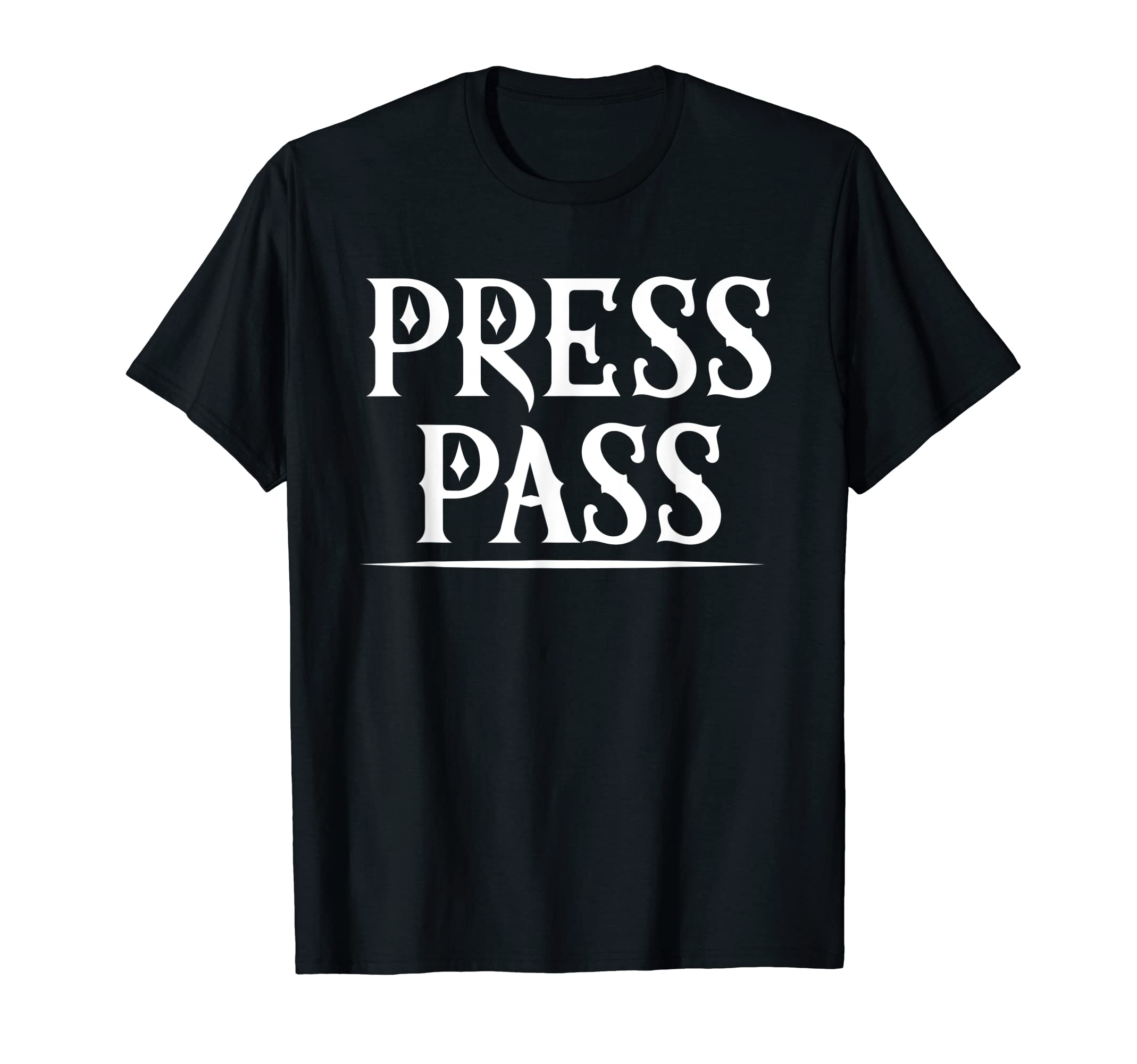 BW Videographers GiftsPress Pass Photographers Videographers T-Shirt