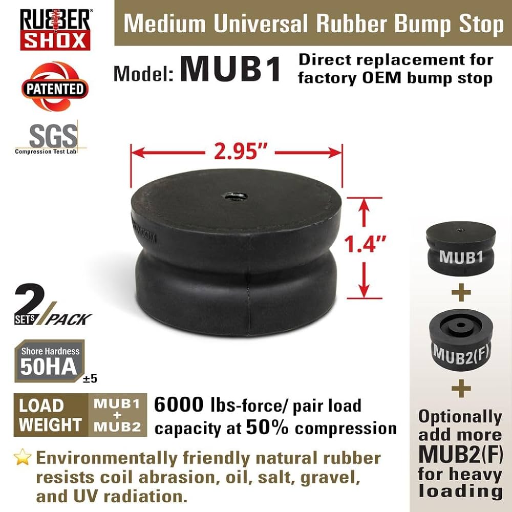 Amazon.com: RubberShox Modular Universal Rubber Bump Stop