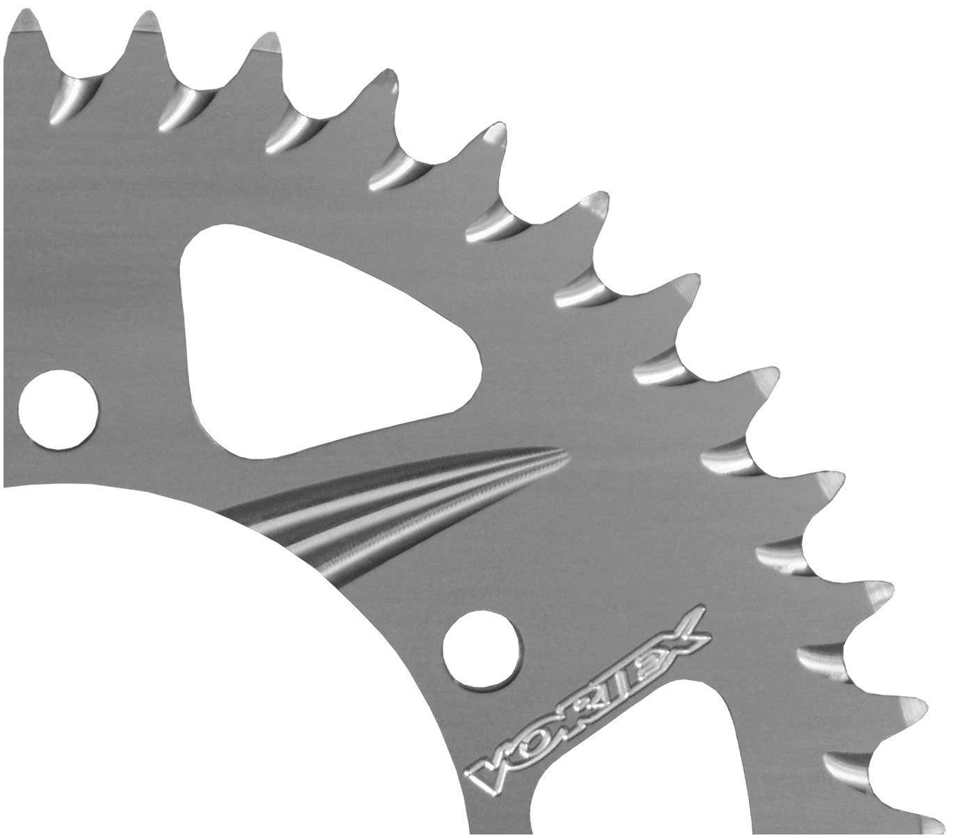 Vortex 526A-44 Silver 44-Tooth 520-Pitch Rear Sprocket