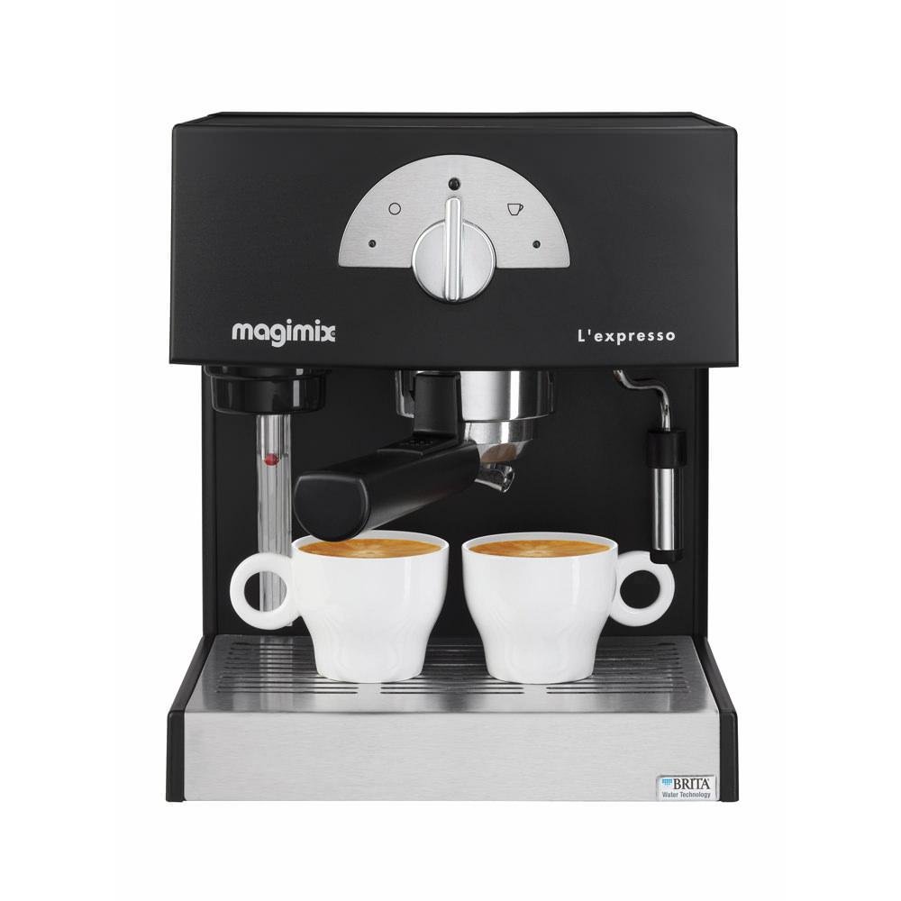 Magimix Machine Expresso 1 ou 2 tasses, pompe 19 bars, filtre Brita
