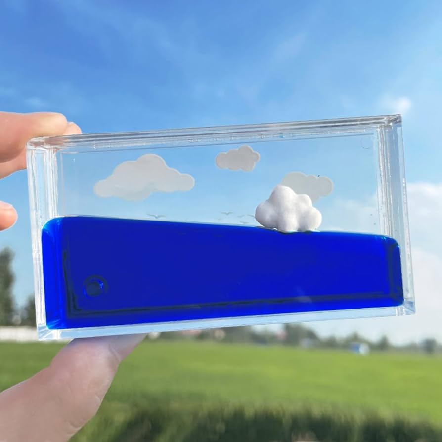 Amazon.co.jp: [dhiuebc] 可愛い 雲 オブジェ 美術工芸 砂時計