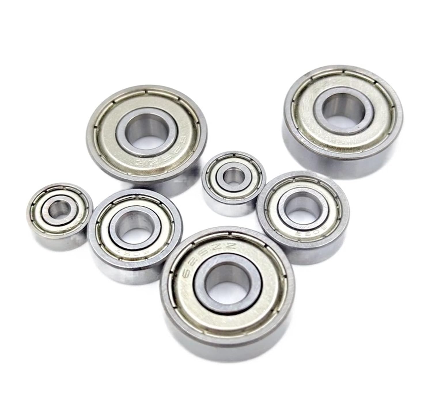 Miniature Double Sided Sealed Bearings 10PCS MR52ZZ 2x5x2mm Deep Groove Ball Bearing(MR85ZZ 5x8x2.5mm)