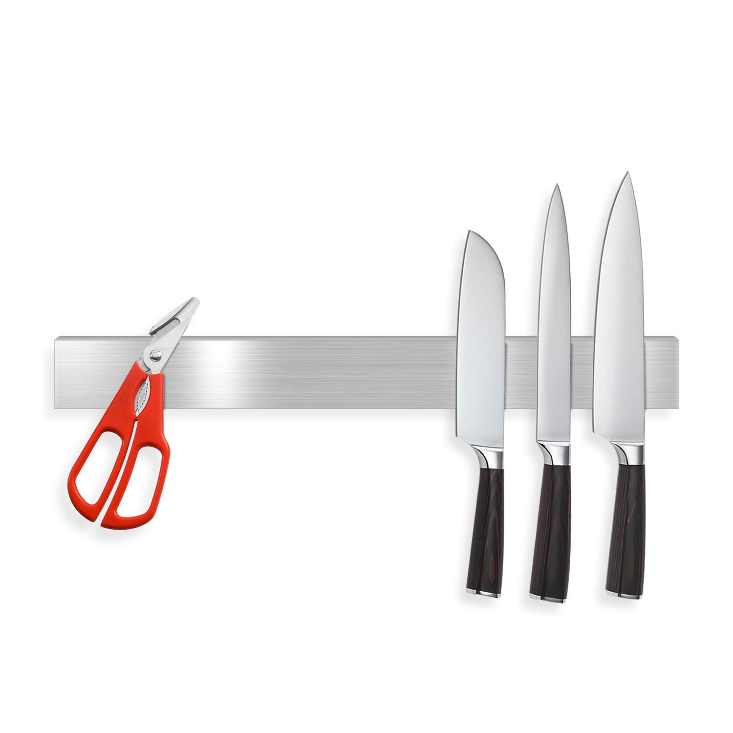 Magnetic Knife Rack for Wall – 40CM Stainless Steel Knife Holder with Strong Magnets, Wall Mounted Kitchen Tool & Utensil Organiser, Sleek & Durable Storage Solution