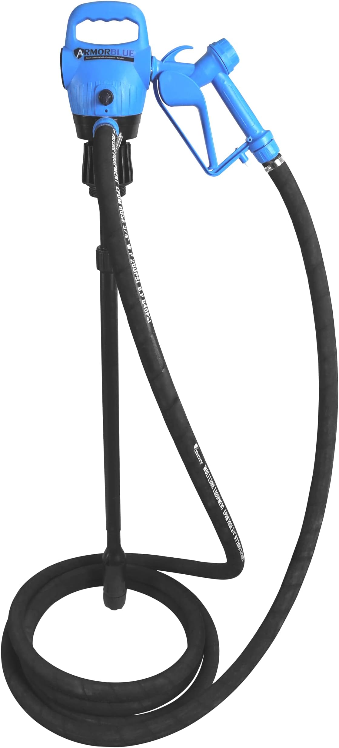 MTD DEF Tote/Drum Pump for 275G, 330G Tote & 55G Drum. 115v/12v Power Supply 34"-49" Telescoping Suction Tube Pumps 5 Gallons per Minute DEF Water 50/50 Antifreeze compatible
