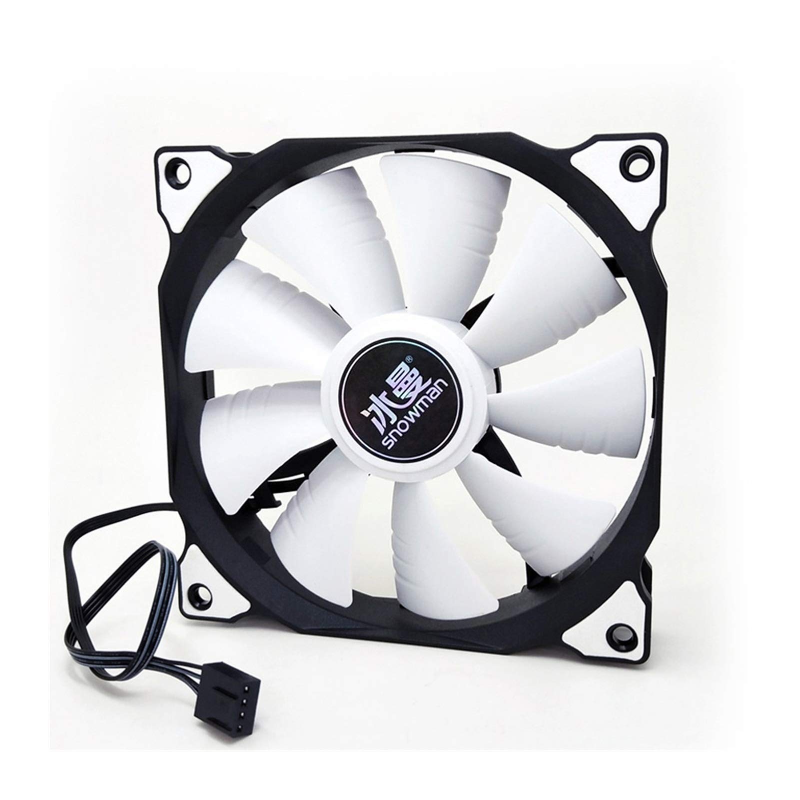 Computer Cooler 4-pin 120mm الكمبيوتر قذيفة مروحة كتم 12 سنتيمتر مروحة وحدة المعالجة المركزية التبريد rgb electrostatic pc برودة مروحة الإسكان مروحة 12 فولت dc تعديل سرعة مروحة