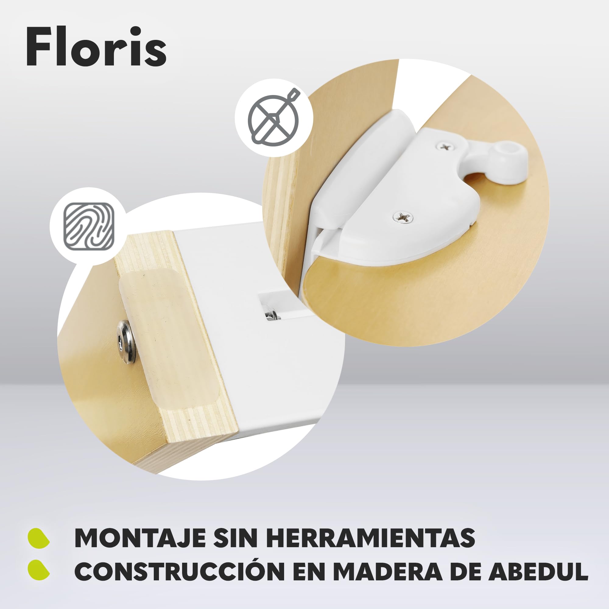 LIONELO Floris trona de madera para bebé 3 en 1, trona de bebe, silla alta regulable, de 6 a 36 meses/hasta 12 años, cinturones de seguridad de 5 puntos, hasta 15 kg / 40 kg (Natural) | De Madera para Bebé 3-en-1, Silla Alta Regulable, de 6 a 36 meses/has