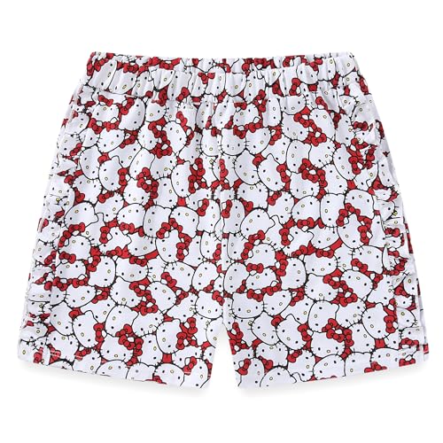 Image of Hello Kitty Girls 4 Pack Mix & Match T-Shirts Short and Pants Set for Kids