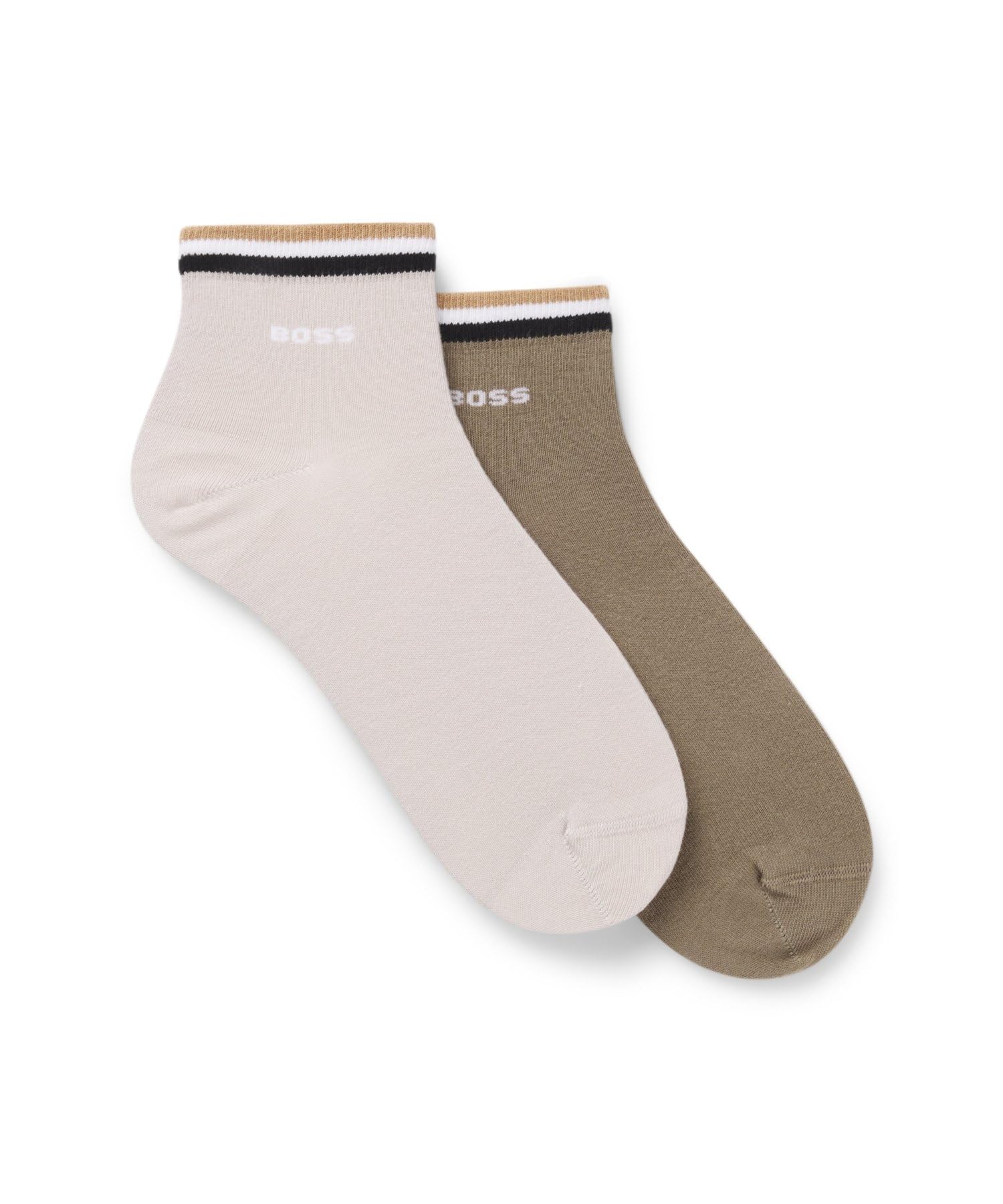 BOSS Herren 2p Sh Stripe CC 10249327 01 Short_Socks