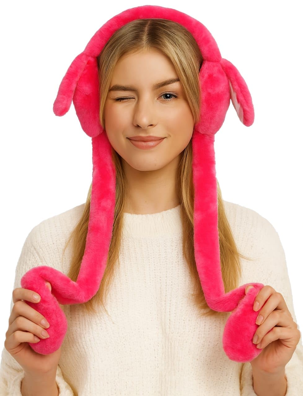 Winter Ear Muffs for Women & Girls | Soft Plush Fluffy Fur Ear Warmers | Cute Earmuffs for Cold Weather | Random Color-image-45