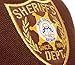Walking Dead Hat Sheriff's Dept Appliqué Unisex-Adult One-Size Cap Brown