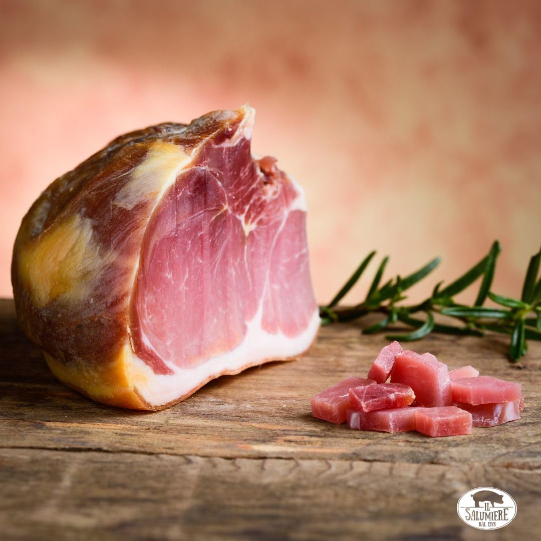 Prosciutto Umbro "Bauletto" Trancio Kg.2,5/3 SV - Norcineria Umbra Produzione Artigianale - Gluten Free - Il Salumiere dal 1978