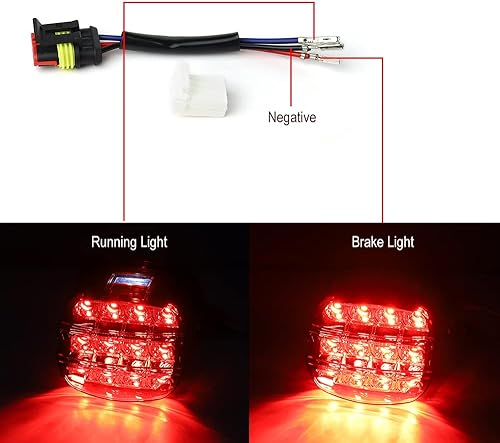 Miniatura 3 de Luces traseras LED estroboscópicas rojas mejoradas HD para Harley Dyna Road King Electra Glide Street Bob Touring, piezas de Harley Davidson, luces