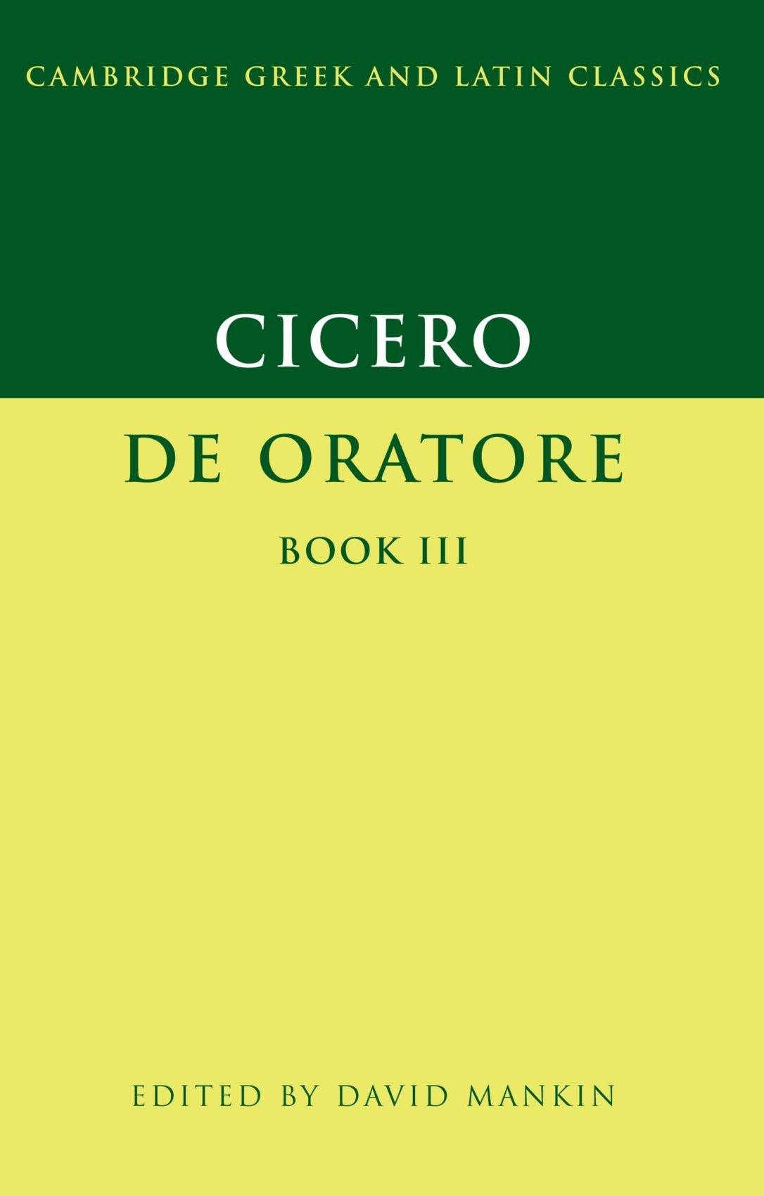 Cicero: De Oratore Book III by Marcus Tullius Cicero, David M... - 9780521596572