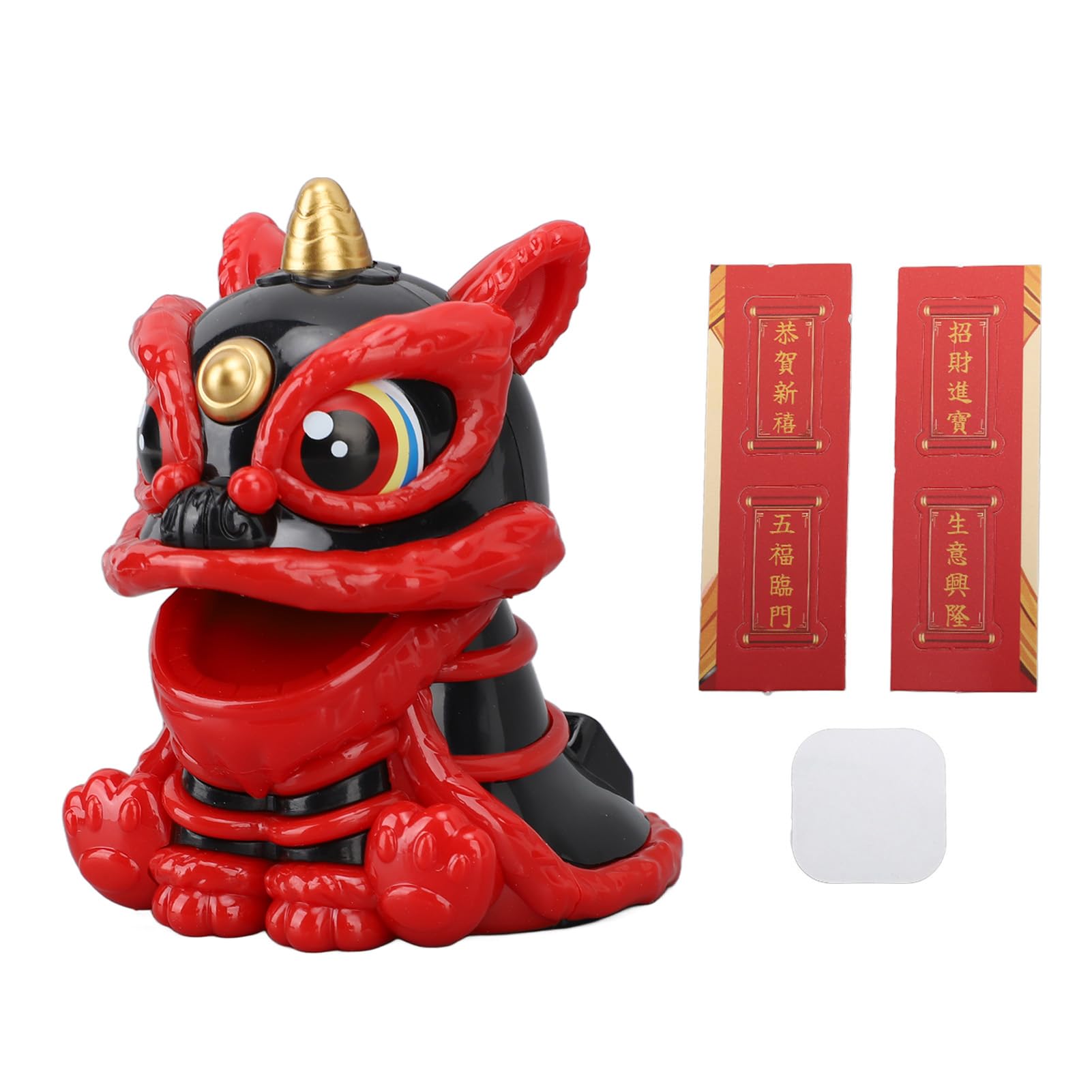 Amazon.com: Jerliflyer Solar Powered Dancing Lion Ornament,Chinese