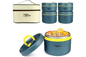 Keweis Bento Box Adult Lunch Box Set - Time To Enjoy Delicacies Freshly!