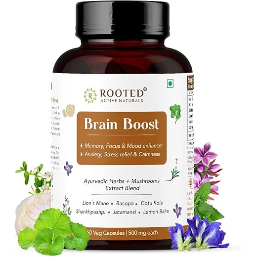 Rooted Brain Boost 60 Caps
