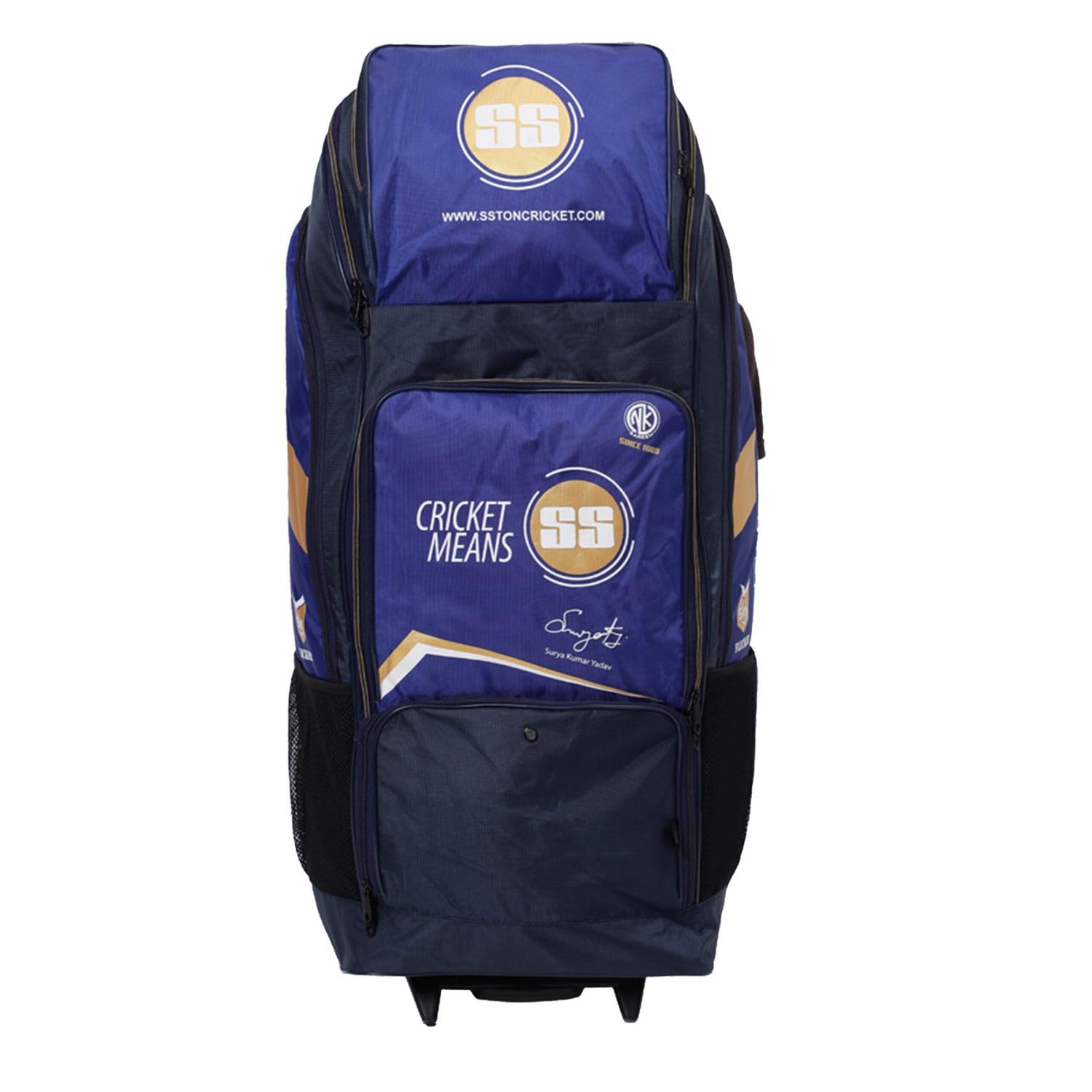 SS Sky Flicker Cricket Kit Bag Wheel Violet Black – Spacious Duffle Trolley Bag with Bat Sleeves, Shoe Pocket & Rolling Wheels-image-38