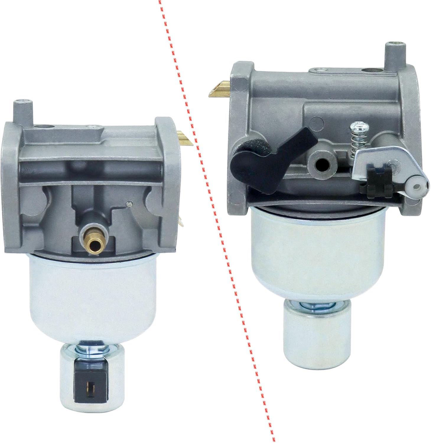 15004-0985 Carburetor Replaces for Kawasaki 15004-0984 15004-0986 15004-0826 15004-0829 15004-7063 Fits For FR691V FS691V FR651V FS730V 2-Cylinder 4-Stroke Models with Fuel Pump Air Filter