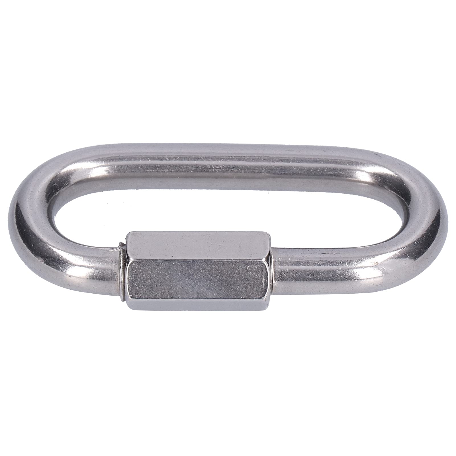 Locking Carabiners 10Pcs Quick Link Connector, Strong Durable Easy Install Small Size Chain Connector for Carabiner Hammock Camping and