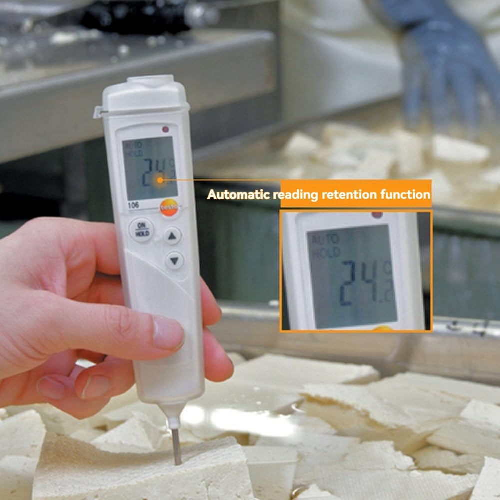 Termómetro de Penetración con Sonda Plegable, Termómetro Digital LCD, Termómetro de Seguridad Alimentaria T103 (-30 °C A +220 °C) 0560 0103