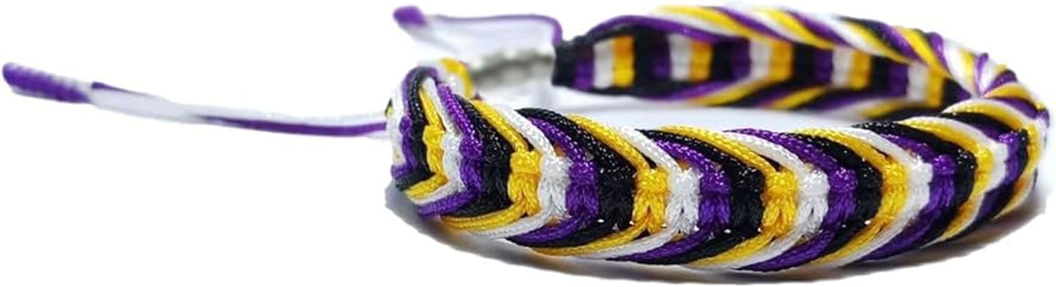 LAMIBEE Bisexual Pansexuality LGBT Proud Love Tibetan Wrist Wrap Bracelet | Amulet and Boho Rope Bracelet Bangles for Women Men Thread for Him and Her - Image 2