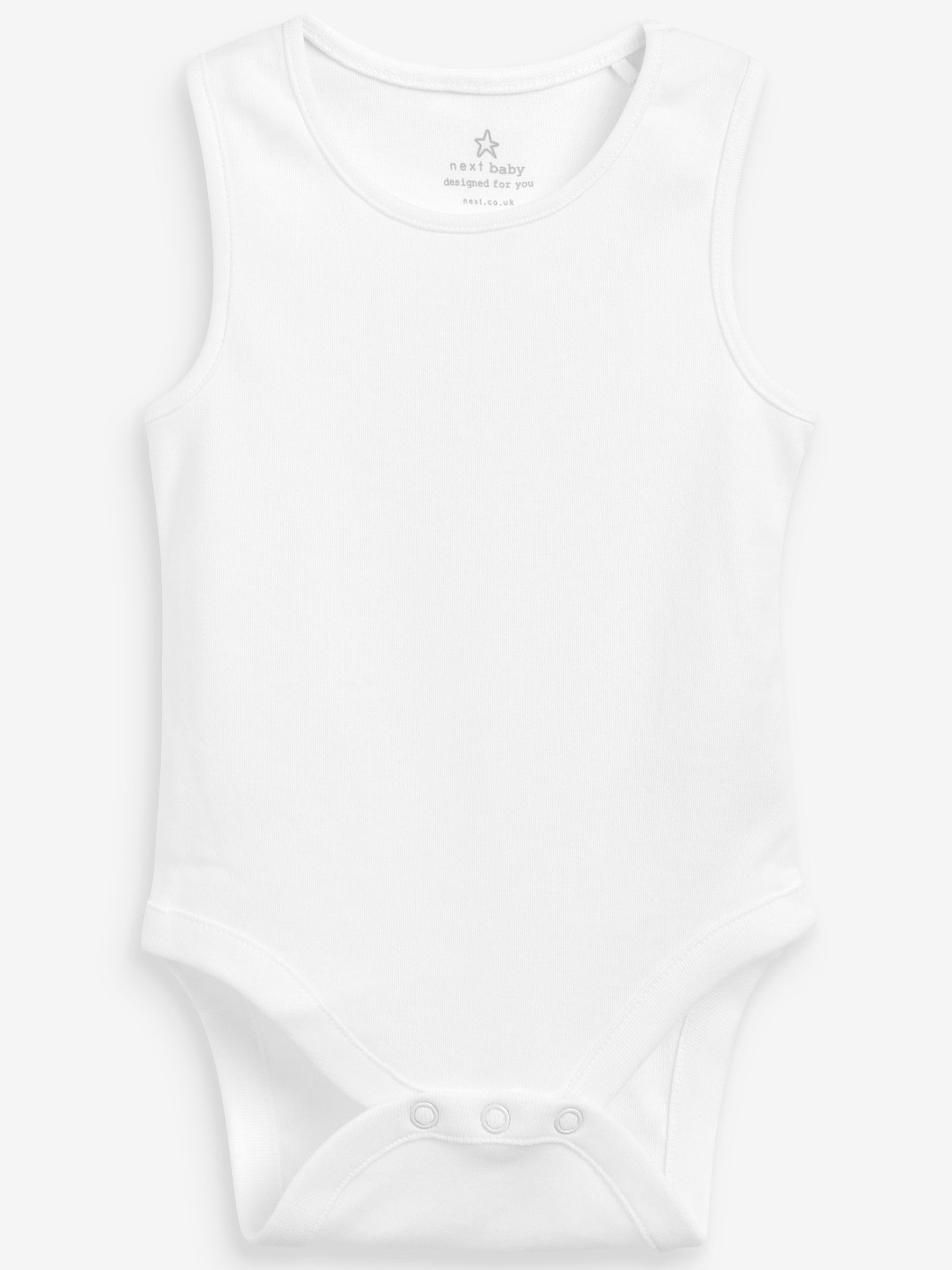 NEXT Noworodki unisex Zestaw 5 body niemowlęcych na ramiączkach