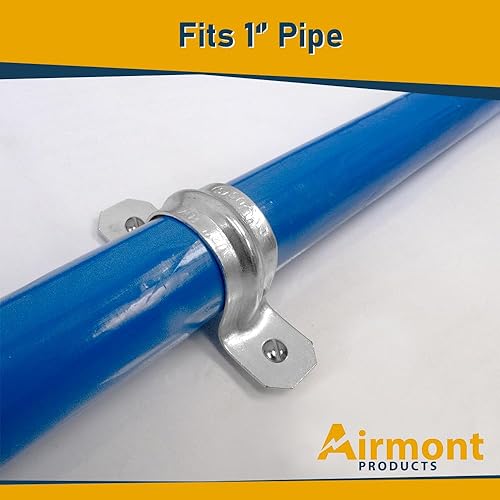 Miniatura 7 de Correa de tubo a presión de dos agujeros de 1 pulgada para instalación de conductos EMT, costilla reforzada para mayor resistencia, acero