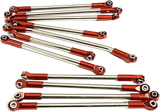 Integy RC Model C30196RED Billet Machined Linkage (11) Set for Element RC 1/10 Scale Enduro Sendero
