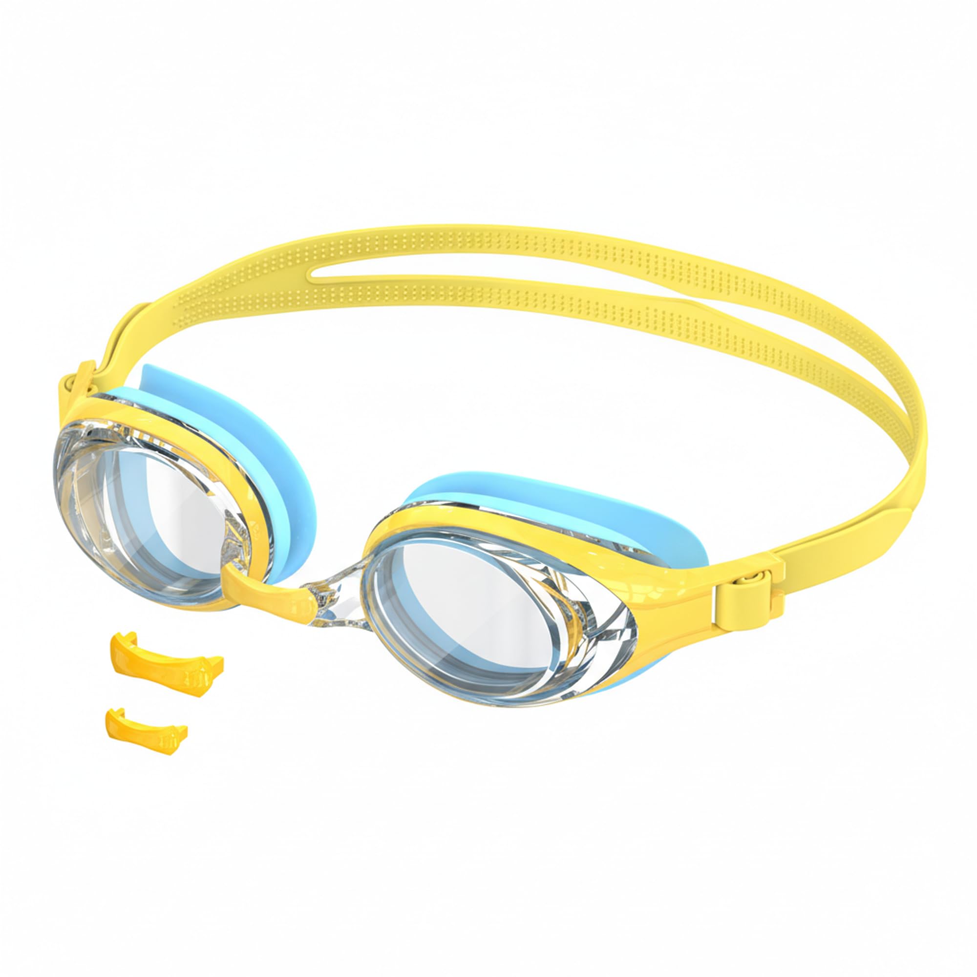Occhialini Nuoto Bambini, Occhiali Piscina Anti-Appannamento HD, Protezione UV, Regolazione Rapida, Guarnizione in Silicone, Occhialini Piscina Unisex per Bambini dai 3 ai 14 - 1