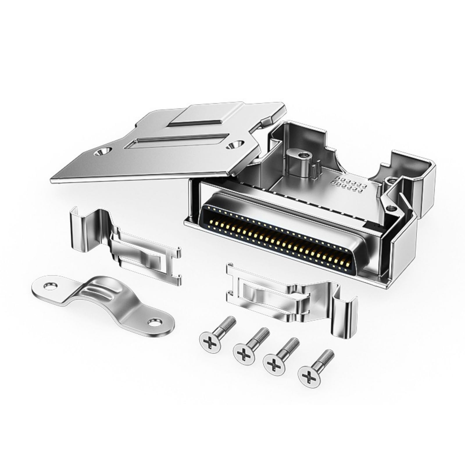 Connecteur SCSI femelle à souder type CN14P/CN20P/CN26P/CN36P/CN50P/CN68P Contacts cuivrés