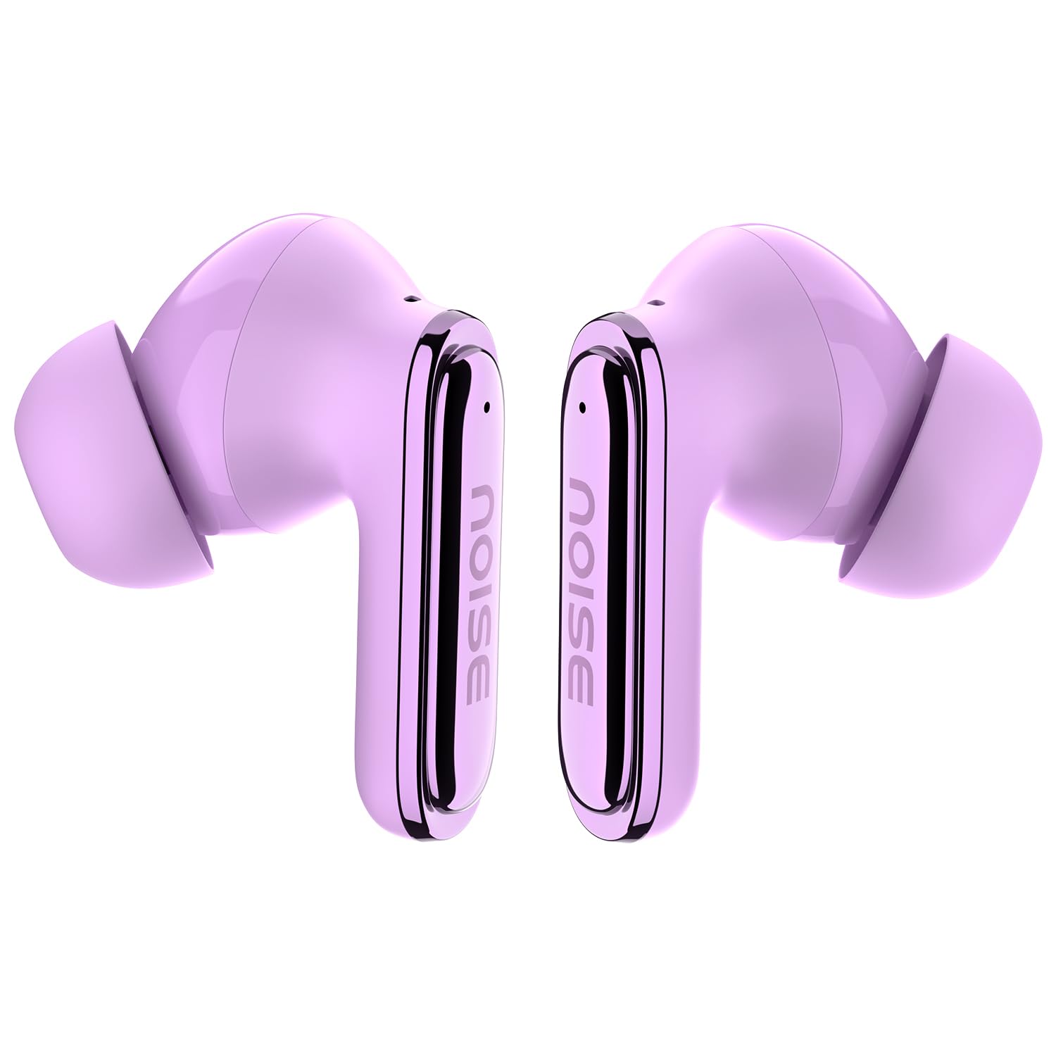 Noise Buds Connect 2 in-Ear True Wireless Earbuds with 50H of Playtime, Quad Mic with ENC, in-Ear Detection, Dual Device Pairing, Instacharge(10 Min=120 Min), BT V5.3(True Purple)