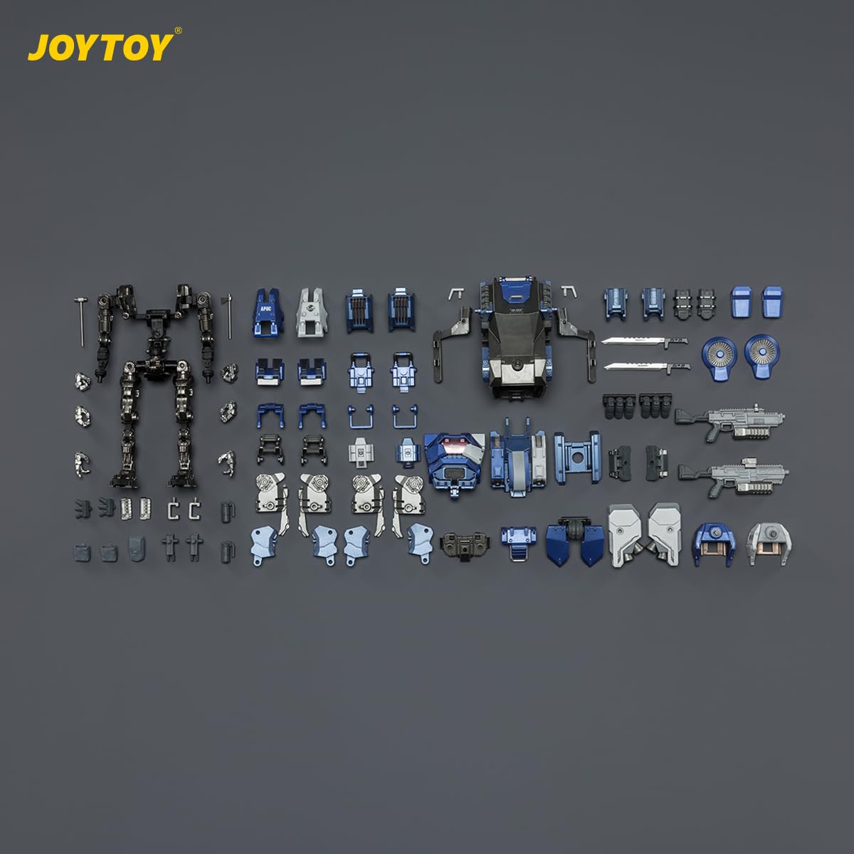 TOYVERSE JOYTOY APOC Series Crusher Rapid Assault Mech | 1/25 multi broń akcesoria pełny zakres walki design wysoko przegubowy science fiction kolekcjonerska figurka mecha 15+